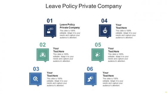 Leave policy private company ppt powerpoint presentation infographic template cpb