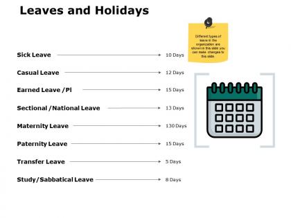 Leaves and holidays ppt powerpoint presentation file guide