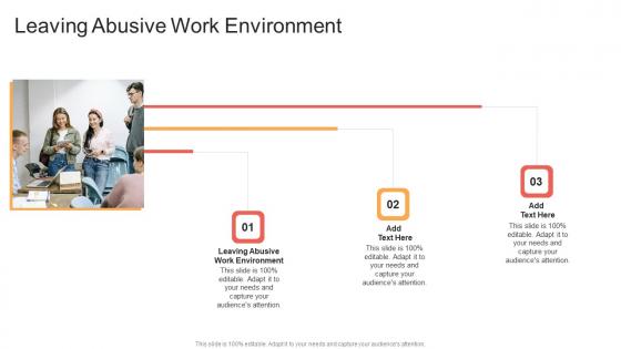 Leaving Abusive Work Environment In Powerpoint And Google Slides Cpb