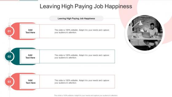 Leaving High Paying Job Happiness In Powerpoint And Google Slides Cpb