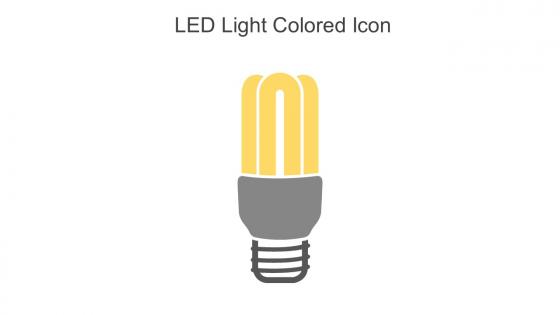 LED Light Colored Icon In Powerpoint Pptx Png And Editable Eps Format