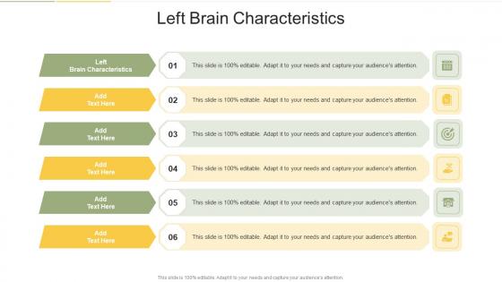 Left Brain Characteristics In Powerpoint And Google Slides Cpb