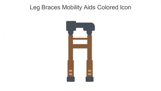 Leg Braces Mobility Aids Colored Icon In Powerpoint Pptx Png And Editable Eps Format