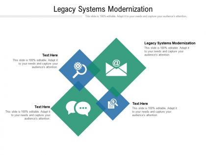 Legacy systems modernization ppt powerpoint presentation gallery show cpb