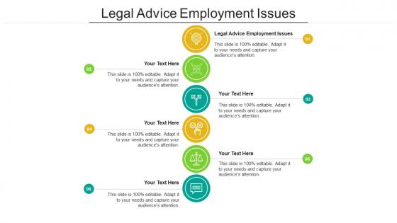 Legal advice employment issues ppt powerpoint presentation summary icons cpb