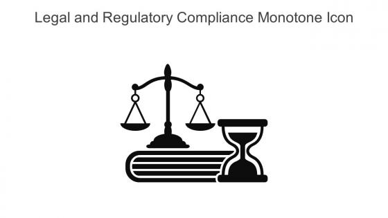Legal And Regulatory Compliance Monotone Icon In Powerpoint Pptx Png And Editable Eps Format