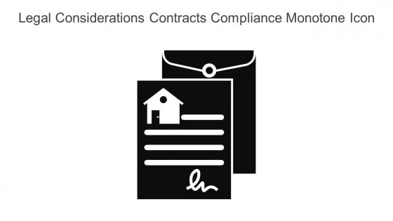 Legal Considerations Contracts Compliance Monotone Icon In Powerpoint Pptx Png And Editable Eps Format