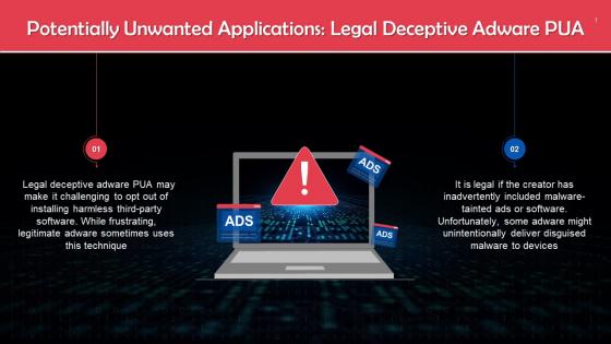 Legal Deceptive Adware Potentially Unwanted Application Training Ppt