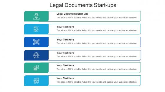 Legal documents start ups ppt powerpoint presentation slides elements cpb