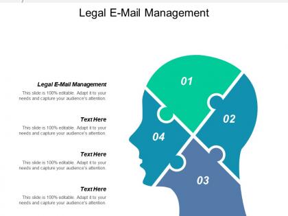Legal e mail management ppt powerpoint presentation gallery model
