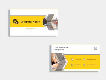 Legal funding business card template