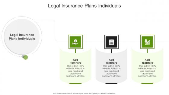 Legal Insurance Plans Individuals In Powerpoint And Google Slides Cpb
