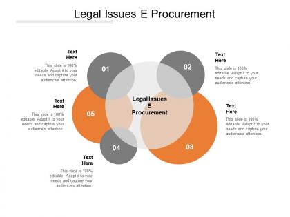 Legal issues e procurement ppt powerpoint presentation file templates cpb
