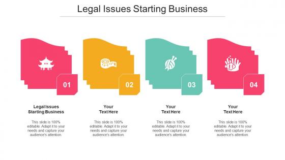 Legal Issues Starting Business Ppt Powerpoint Presentation File Layout Cpb
