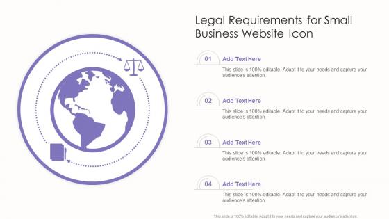 Legal Requirements For Small Business Website Icon
