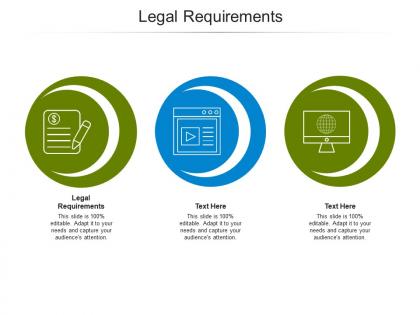 Legal requirements ppt powerpoint presentation layouts themes cpb