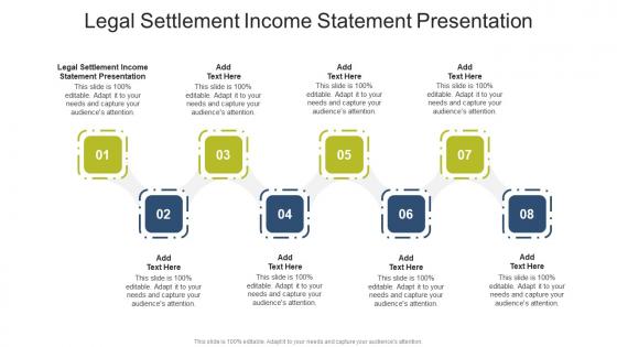 Legal Settlement Income Statement Presentation In Powerpoint And Google Slides Cpb