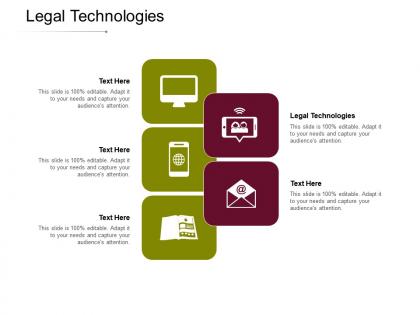 Legal technologies ppt powerpoint presentation ideas cpb