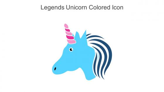 Legends Unicorn Colored Icon In Powerpoint Pptx Png And Editable Eps Format