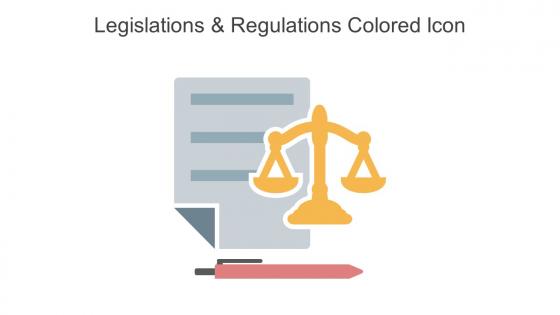 Legislations And Regulations Colored Icon In Powerpoint Pptx Png And Editable Eps Format