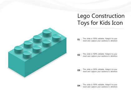 Lego construction toys for kids icon