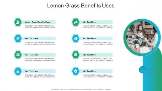 Lemon Grass Benefits Uses In Powerpoint And Google Slides Cpb
