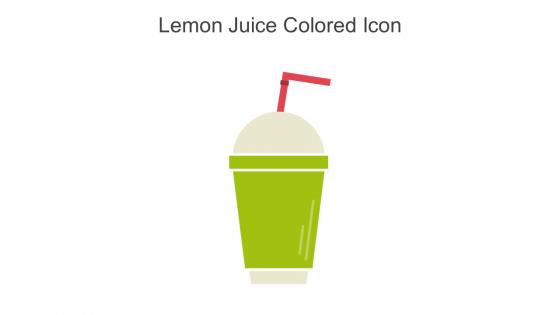 Lemon Juice Colored Icon In Powerpoint Pptx Png And Editable Eps Format