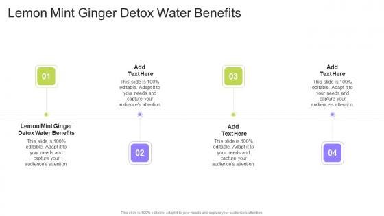 Lemon Mint Ginger Detox Water Benefits In Powerpoint And Google Slides Cpb