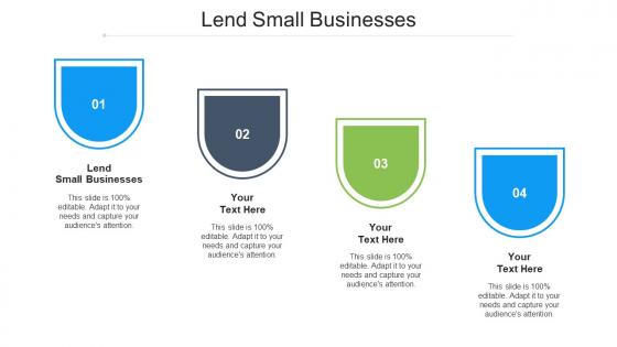 Lend Small Businesses Ppt Powerpoint Presentation Inspiration Styles Cpb