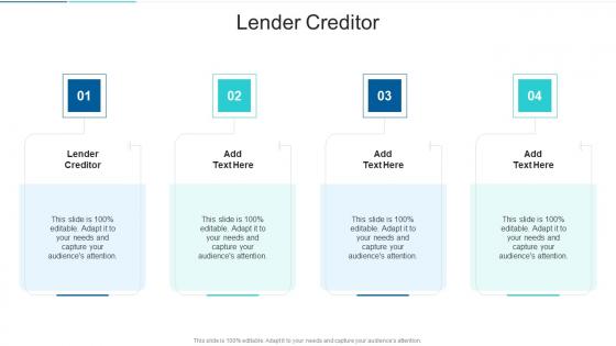Lender Creditor In Powerpoint And Google Slides Cpb