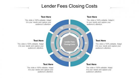 Lender fees closing costs ppt powerpoint presentation diagram images cpb