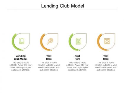 Lending club model ppt powerpoint presentation model structure cpb