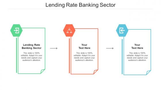 Lending Rate Banking Sector Ppt Powerpoint Presentation Visual Aids Infographics Cpb