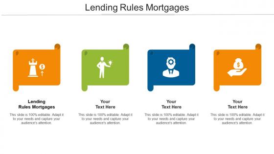 Lending Rules Mortgages Ppt Powerpoint Presentation Gallery File Formats Cpb