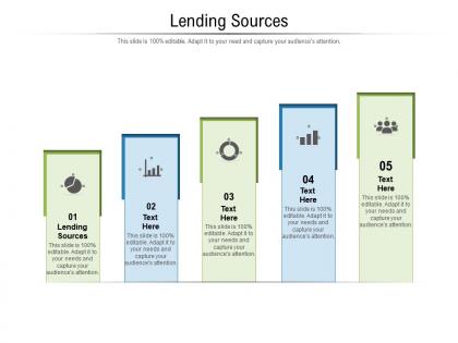 Lending sources ppt powerpoint presentation summary background images cpb