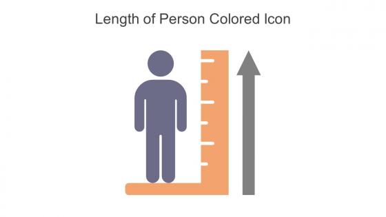 Length Of Person Colored Icon In Powerpoint Pptx Png And Editable Eps Format