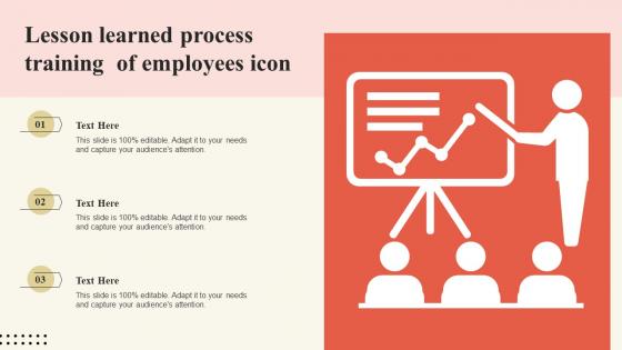 Lesson Learned Process Training Of Employees Icon