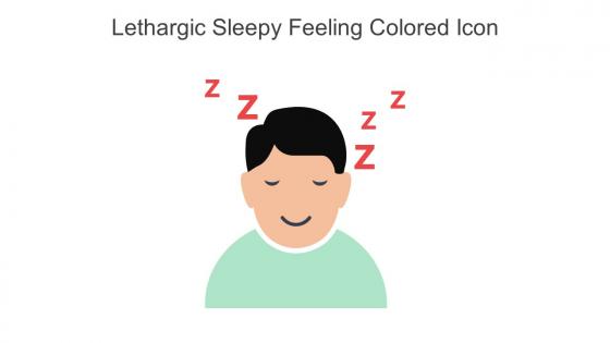 Lethargic Sleepy Feeling Colored Icon In Powerpoint Pptx Png And Editable Eps Format