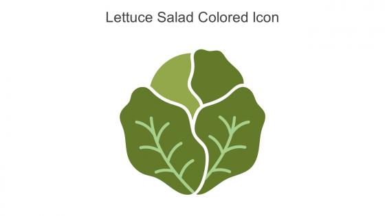 Lettuce Salad Colored Icon In Powerpoint Pptx Png And Editable Eps Format