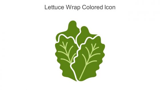 Lettuce Wrap Colored Icon In Powerpoint Pptx Png And Editable Eps Format