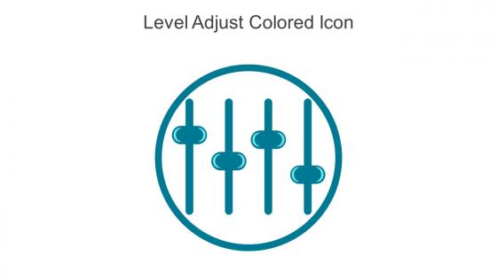 Level Adjust Colored Icon In Powerpoint Pptx Png And Editable Eps Format