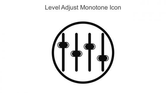 Level Adjust Monotone Icon In Powerpoint Pptx Png And Editable Eps Format