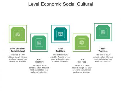 Level economic social cultural ppt powerpoint presentation pictures layout cpb