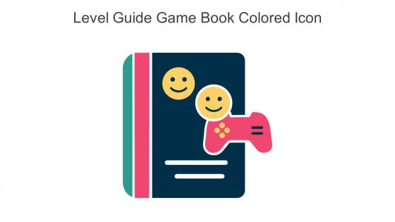 Level Guide Game Book Colored Icon In Powerpoint Pptx Png And Editable Eps Format