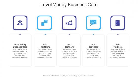 Level Money Business Card In Powerpoint And Google Slides Cpb