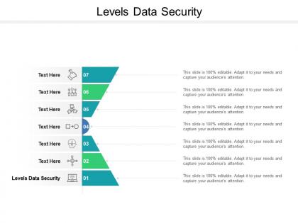 Levels data security ppt powerpoint presentation visual aids backgrounds cpb