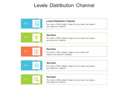 Levels distribution channel ppt powerpoint presentation pictures graphics design cpb