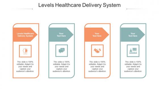 Levels healthcare delivery system ppt powerpoint presentation model background designs cpb