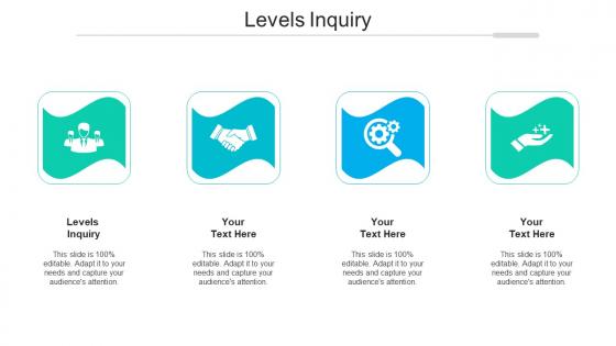 Levels inquiry ppt powerpoint presentation styles design templates cpb