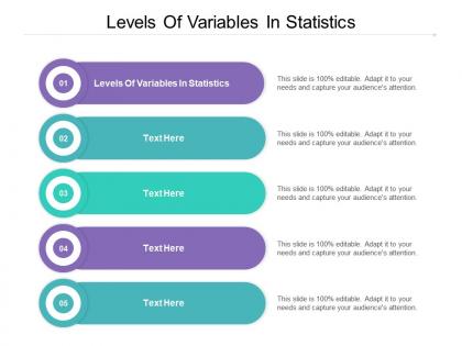 Levels of variables in statistics ppt powerpoint presentation inspiration smartart cpb
